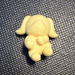 Raising Canes Restaurants 2" PVC Pencil or Straw Topper Figure - Puppy Dog Tan