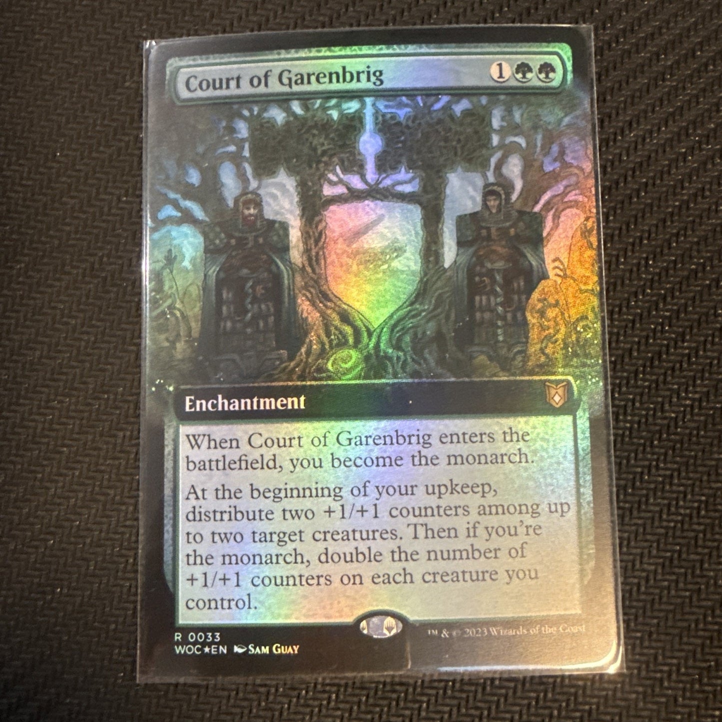 1x Court of Garenbrig FOIL (Extended) - NM - Commander: Wilds of Eldraine - 33