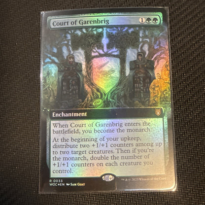1x Court of Garenbrig FOIL (Extended) - NM - Commander: Wilds of Eldraine - 33