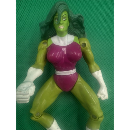 Marvel She-Hulk Action Figure 1996 Toy biz 6"