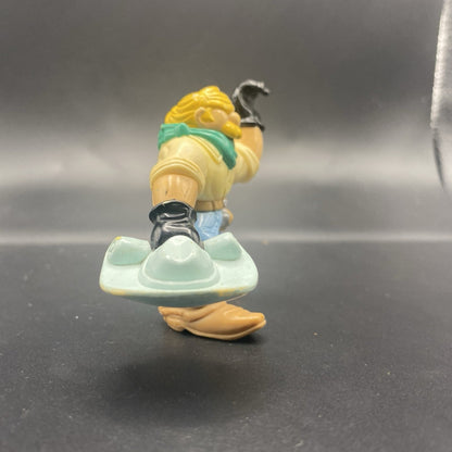 Vintage Fisher Price Great Adventure Cowboy with Pistol / Gun Hat Moveable Arms