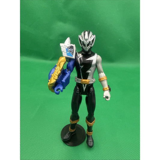 Power Rangers Dino Fury Black Ranger Figure With Shield Sleeve F4497 Javi Garcia