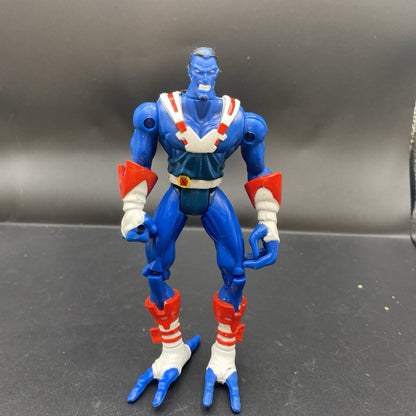 Toy Biz X-Men Nightcrawler Action Figure Blue Red White 1996 Marvel Vintage