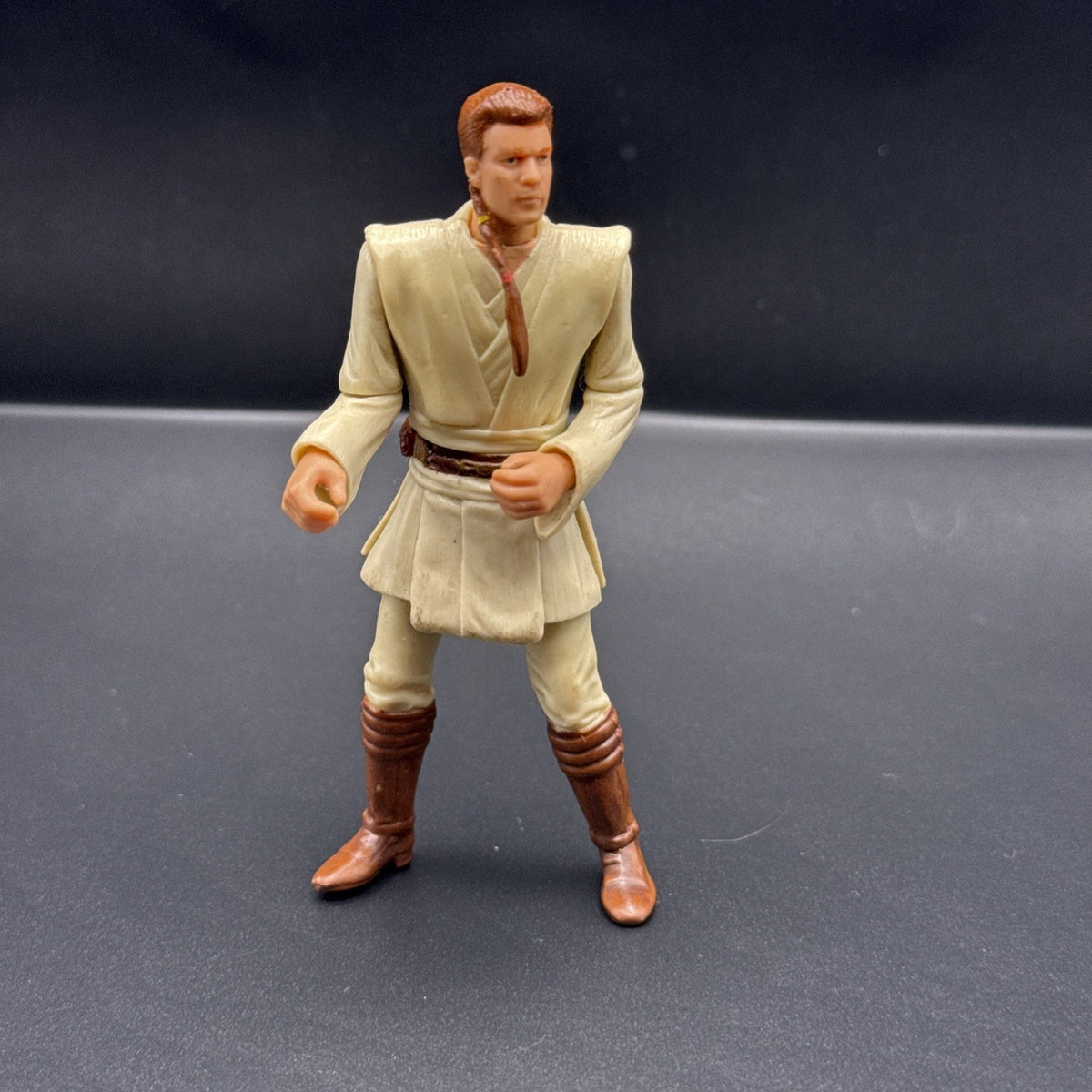 1998 Star Wars Obi-Wan Kenobi Padawan Hasbro Phantom Menace 3.75" Action Figure