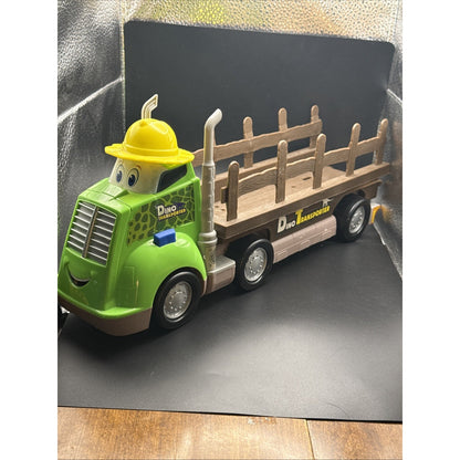 Dino Transporter Truck Kids Toy Removable Bed Tested-works USA Seller