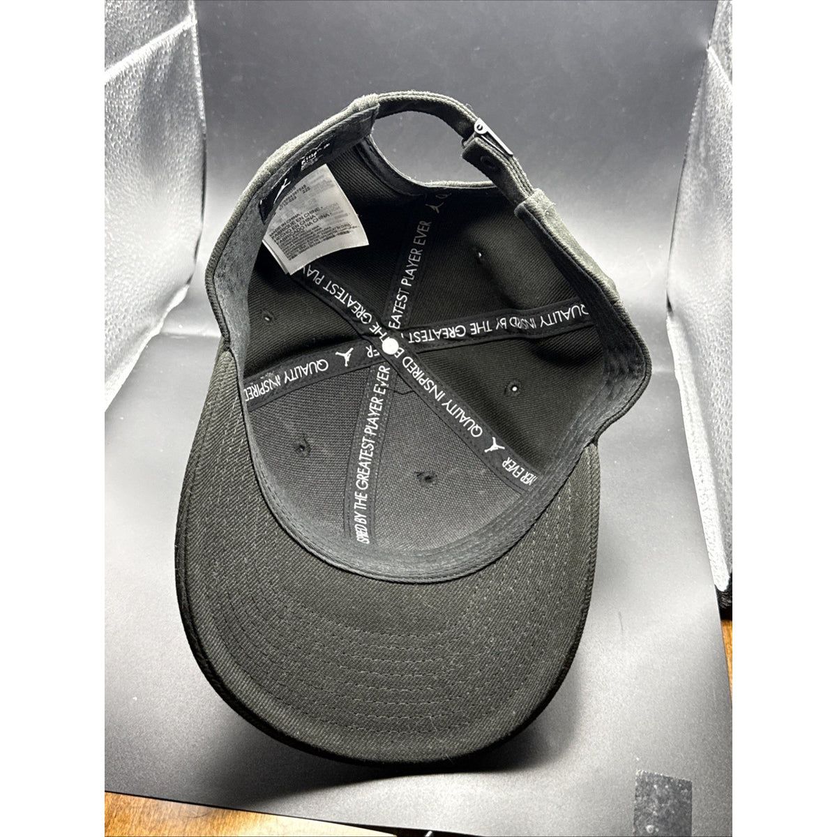 Nike Jordan Black Jumpman Air Cap Snapback Hat Youth Size 8-20