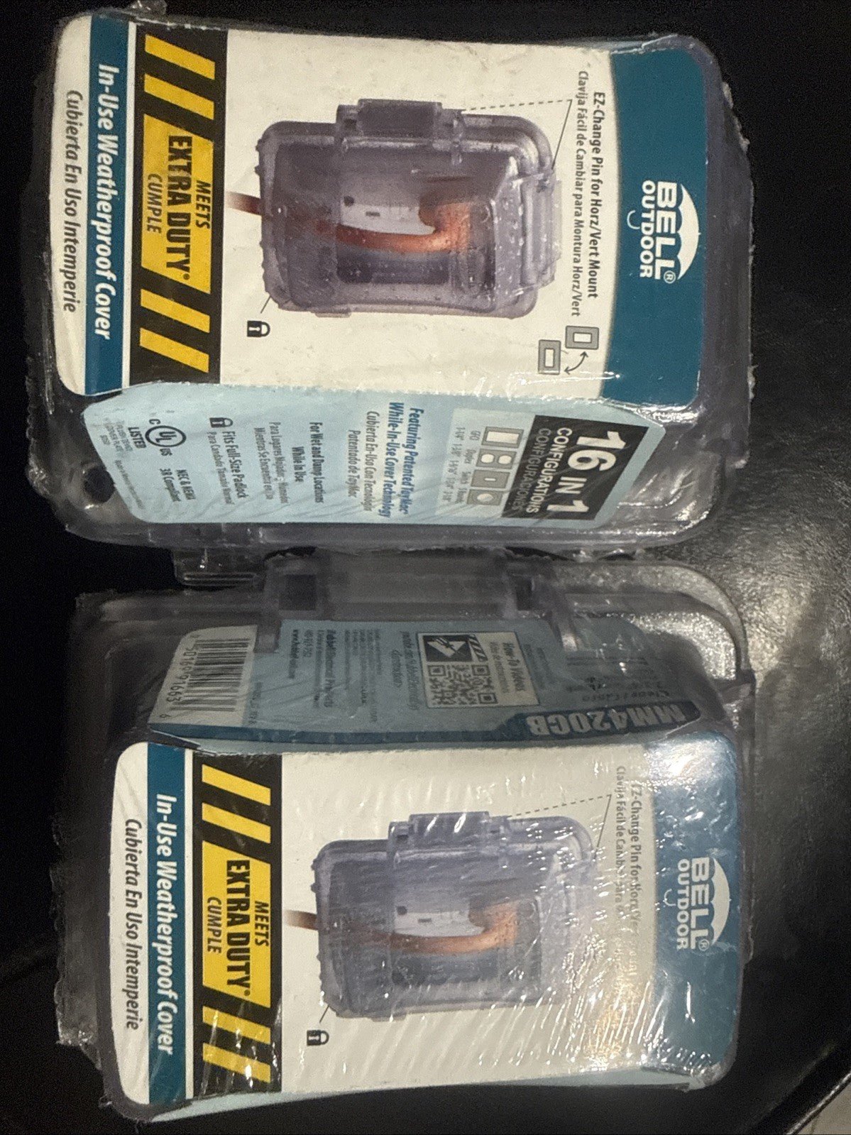 2X BELL Outdoor Weatherproof Cover MM420CB Extra Duty, Single Gang - toyscardscomics