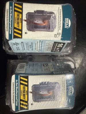2X BELL Outdoor Weatherproof Cover MM420CB Extra Duty, Single Gang