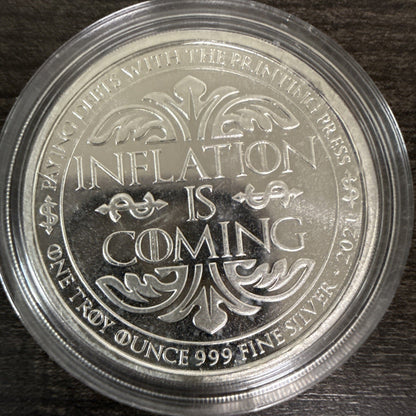 3 Headed Dragon: Biden, Pelosi, Fauci, One Troy Ounce .999 Fine Silver Round - toyscardscomics