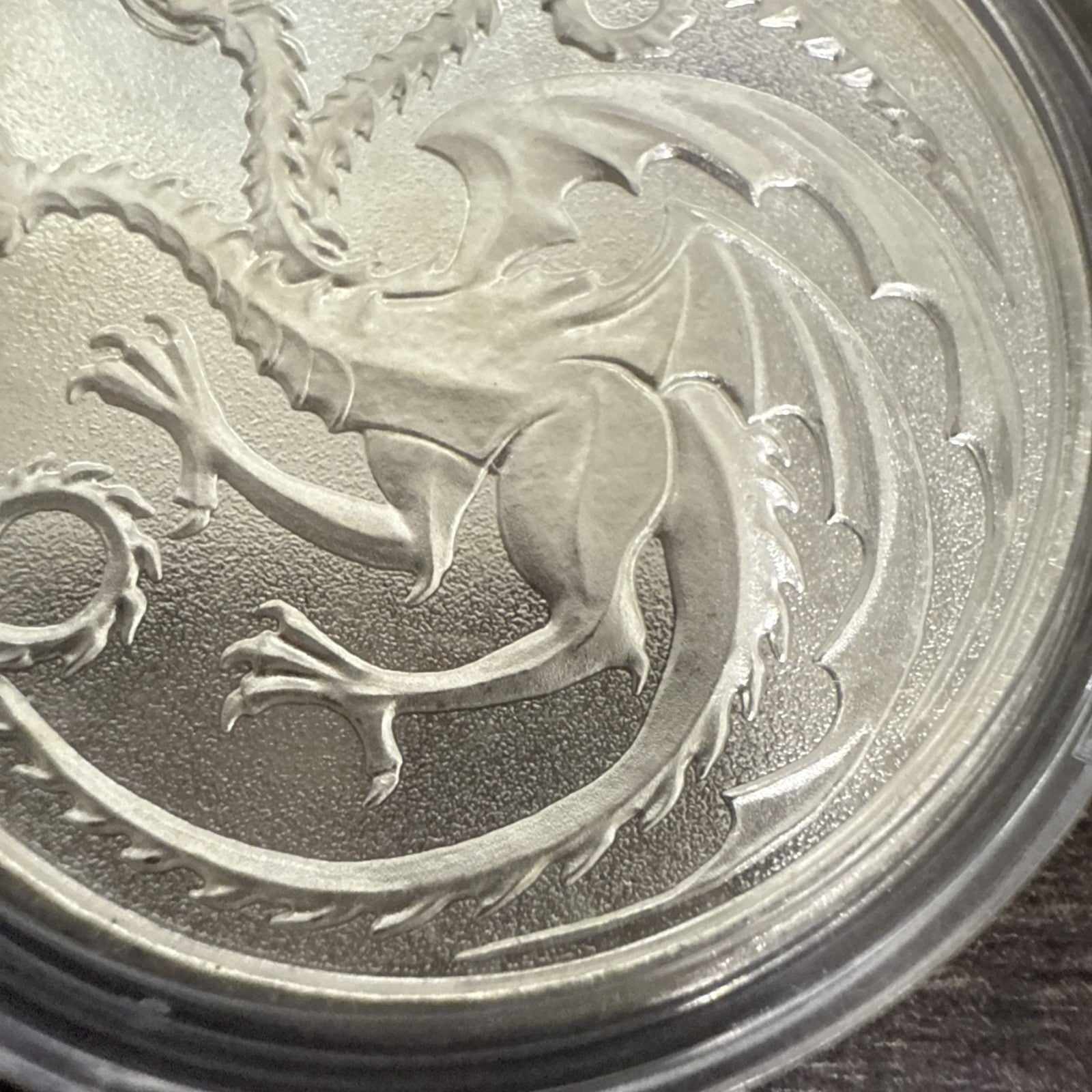 3 Headed Dragon: Biden, Pelosi, Fauci, One Troy Ounce .999 Fine Silver Round - toyscardscomics