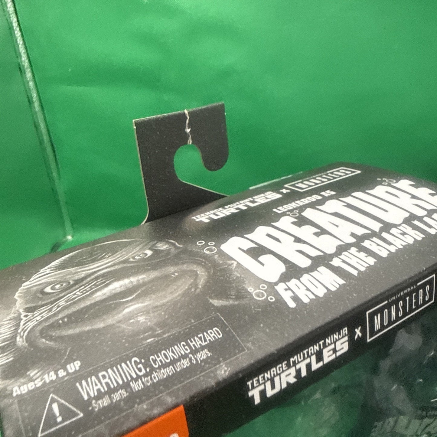 Universal Monsters TMNT Black White Leonardo as the Creature From Black Lagoon