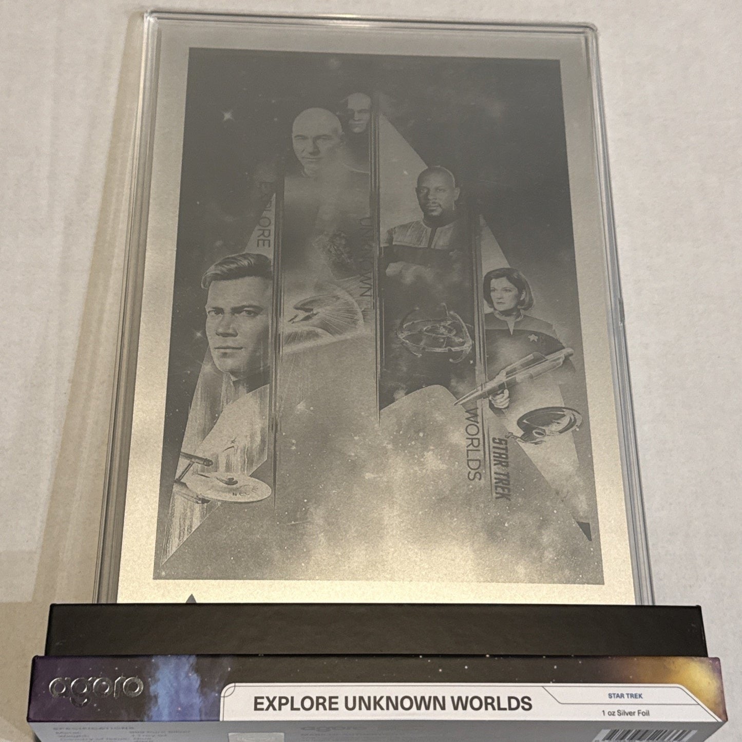 2026 Agoro Niue Star Trek Captains: Explore Unknown Worlds 1 oz Silver Foil #320