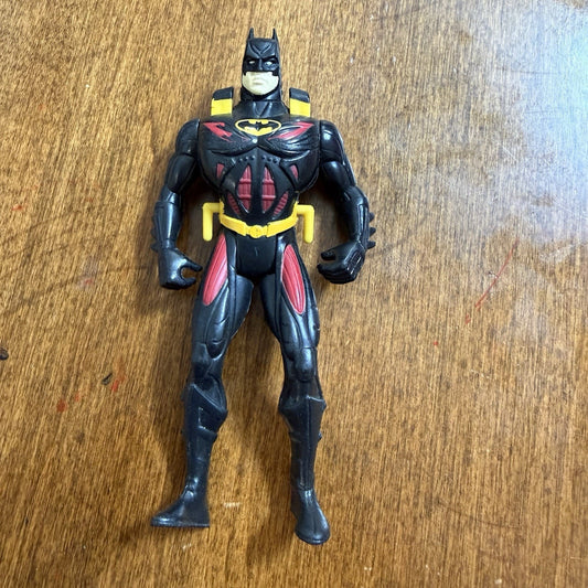 Batman 1995 DC Comics Kenner Black and Red Action Figure 5” Tall