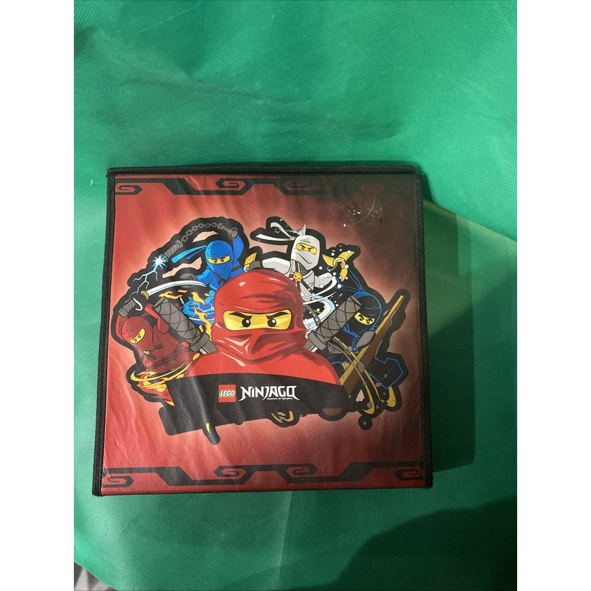 Lego Ninjago Masters Of Spinjitzu Battle Arena Storage Carrying Case RED