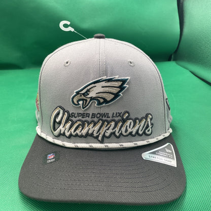 2025 Super Bowl LIX Philadelphia Eagles Locker Room New Era Hat Champions