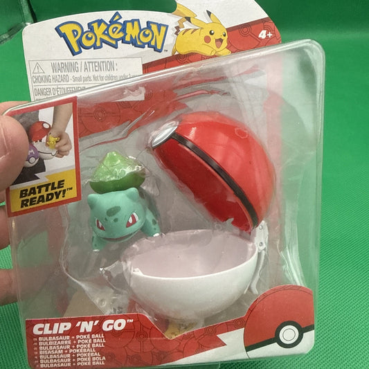 Pokemon Clip 'N' Go Bulbasaur with Poke Ball