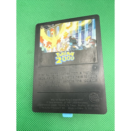 Marill Toy 🧸 Pokemon Power Card Burger King 2000 🍔👑