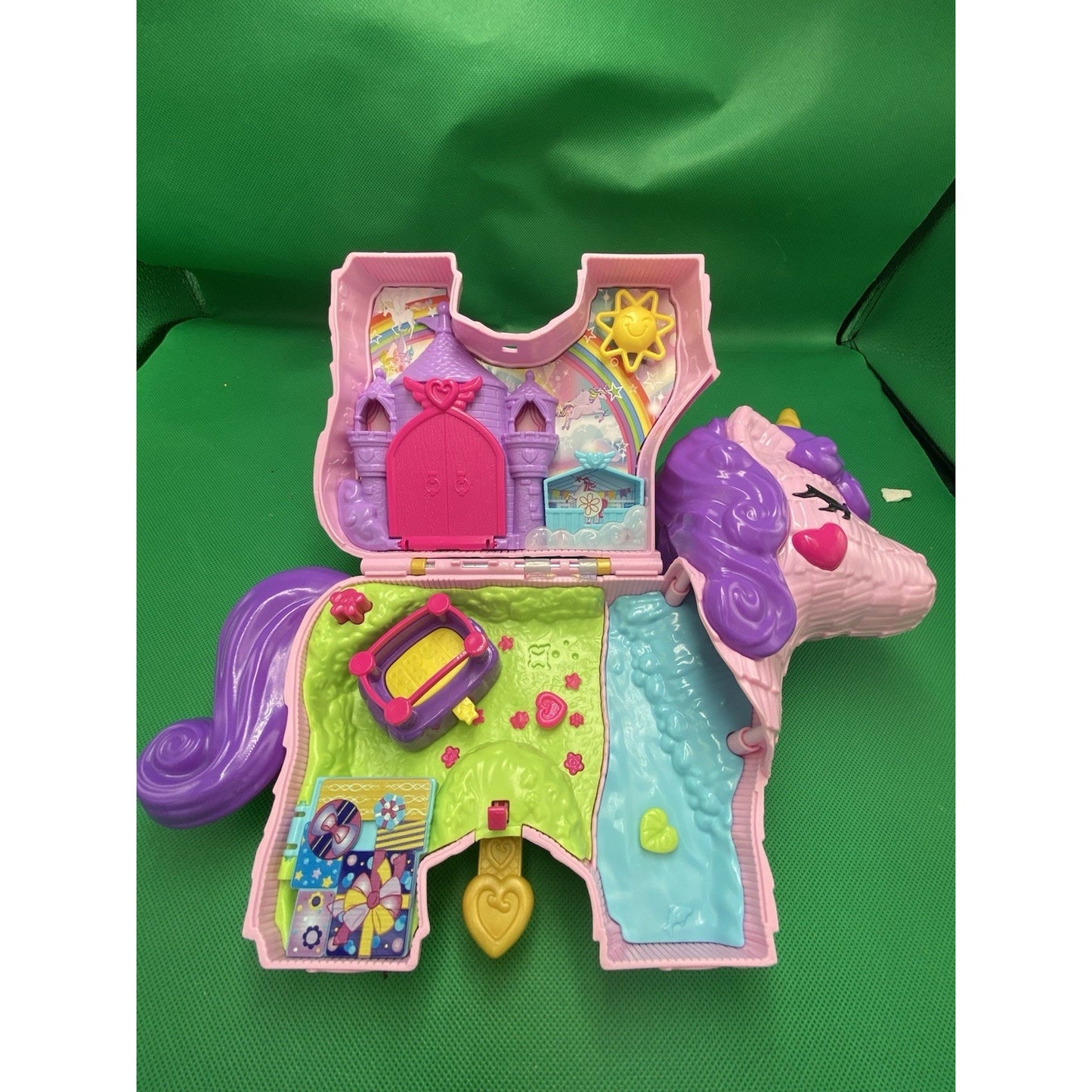 Polly Pocket Unicorn Party Piñata play set - Carry Case ONLY