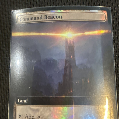 MTG Command Beacon - Extended Art Foil, Commander Legends Magic the Gathering LP