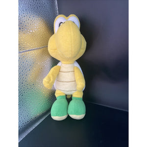 Super Mario KOOPA TROOPA Turtle Plush Stuffed Animal Nintendo 2012 Goldie 8"