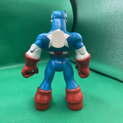 Spiderman & Friends - Air Rescue Captain America Propeller Figure 2002 Playwell