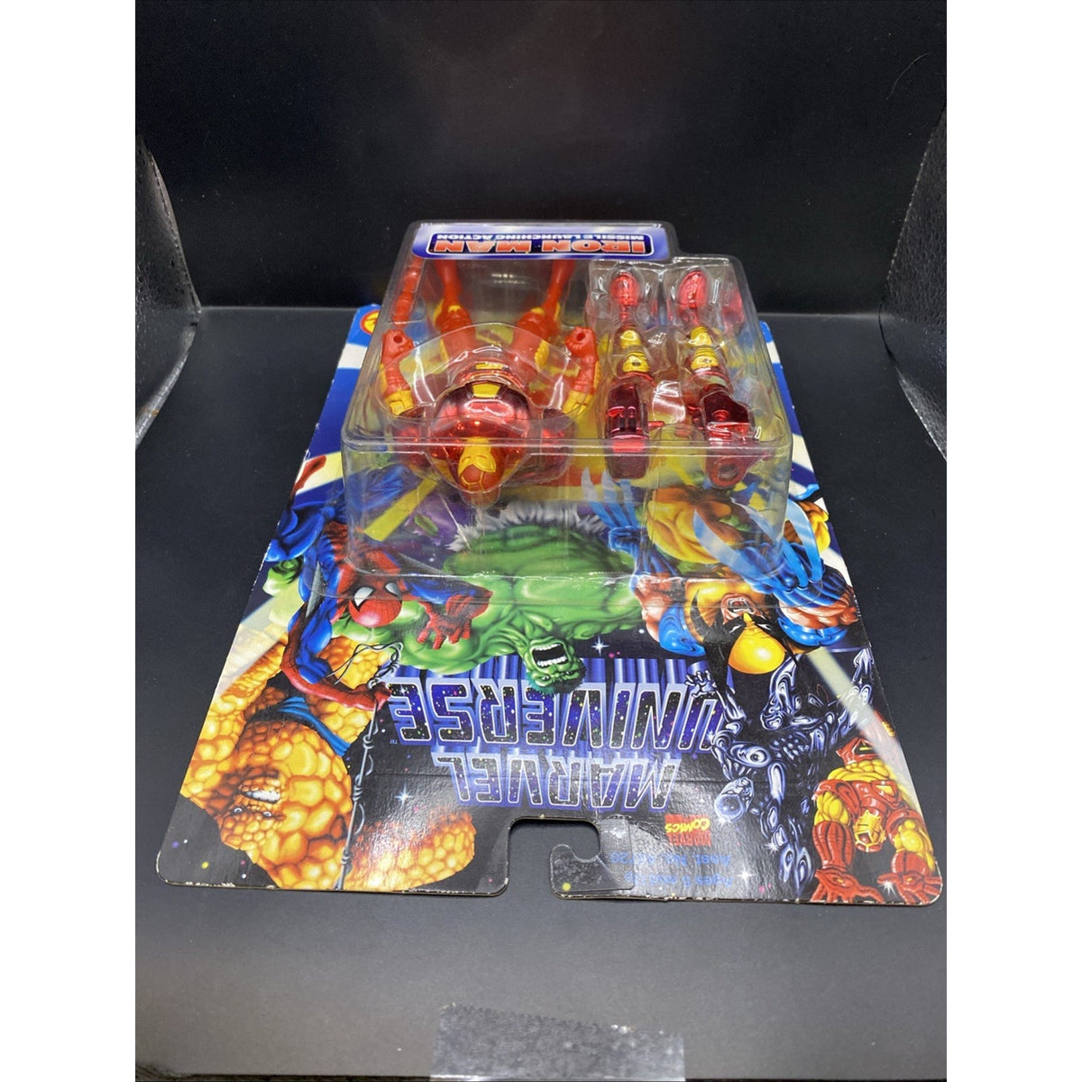 Marvel Universe Iron Man Missile Launching Action Figure Toy Biz 1996 New