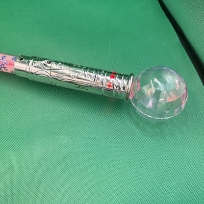 ICE PRINCESS COLOR CHANGING SNOWFLAKE WAND 3-MODES 21” FLASHING/BLINKING