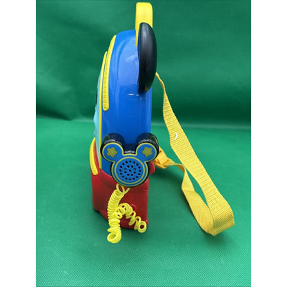 Talking Disney Mickey Mouse Adventure ONLY Backpack Playset Not tested
