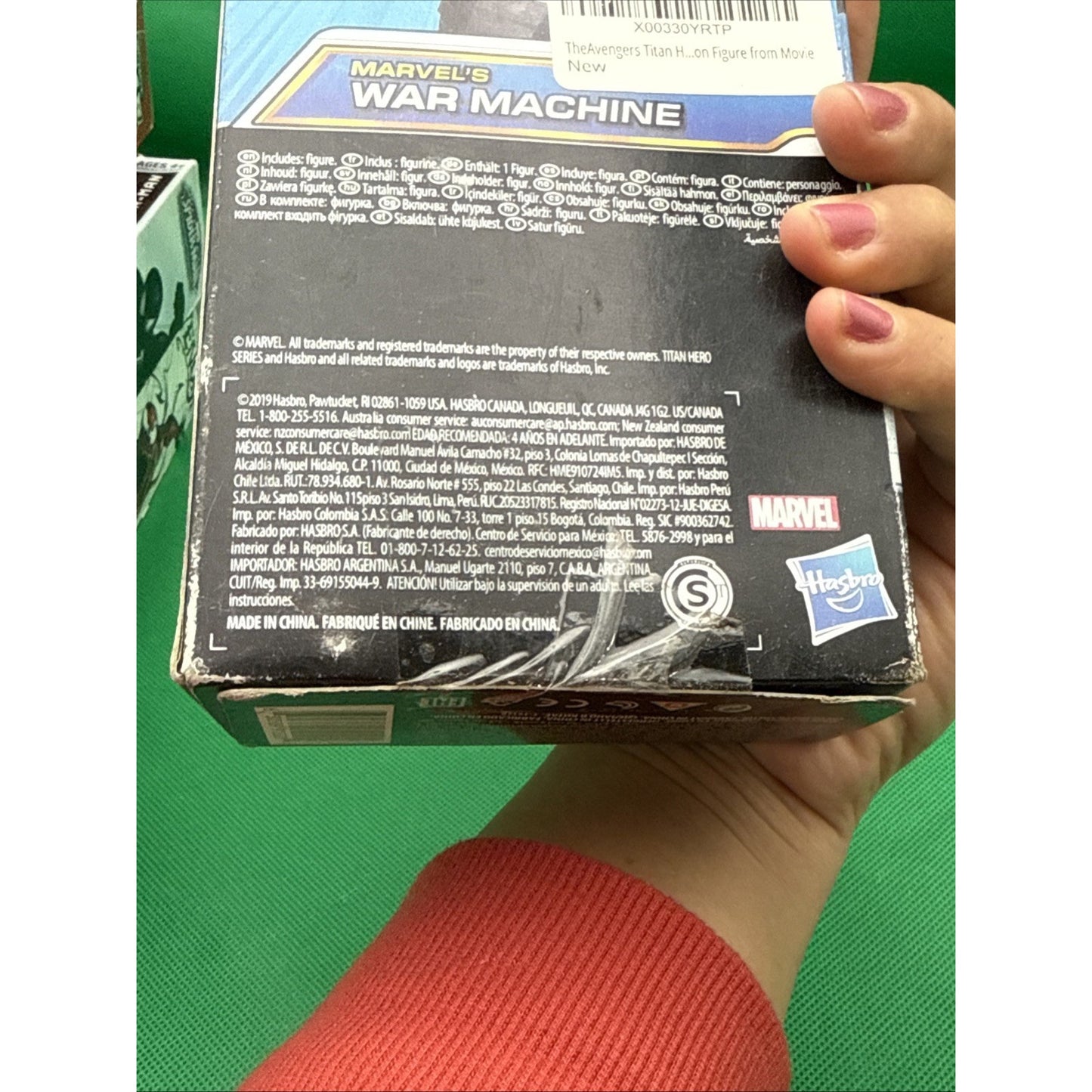 Marvel Titan Hero Series ~ Blast Gear ~ Avengers War Machine Damage Box