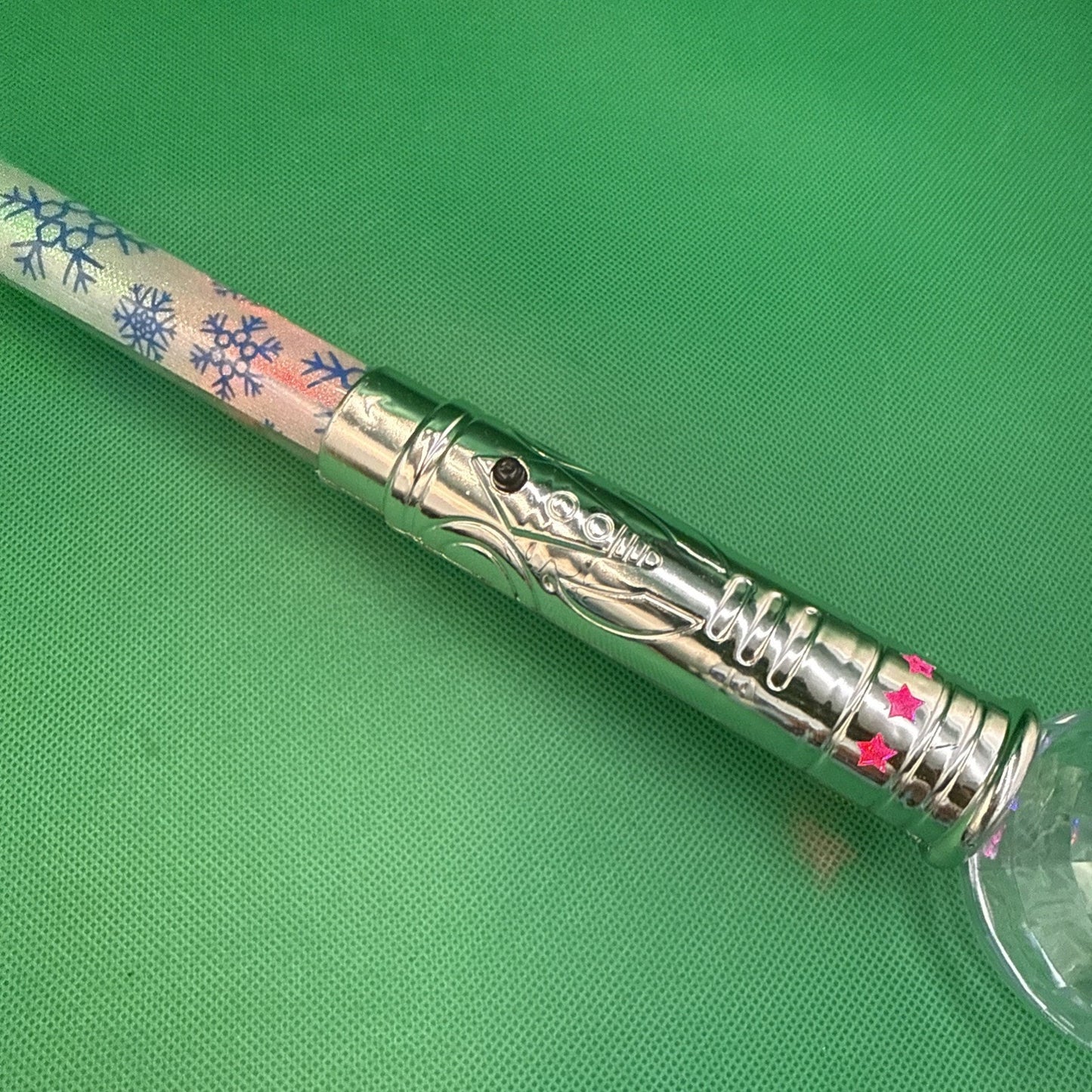ICE PRINCESS COLOR CHANGING SNOWFLAKE WAND 3-MODES 21” FLASHING/BLINKING
