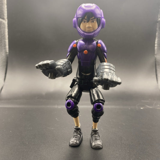 Disney Big Hero 6 Armor Up Baymax Replacement Hiro Hamada Figure 4.5" Purple Toy