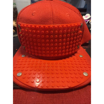 Elope Red Bricky Blocks Adjustable Snapback Baseball Cap