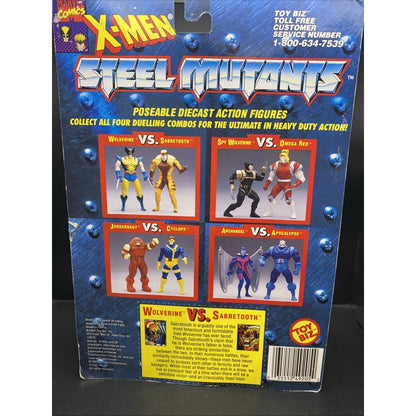 X-Men Steel Mutants Wolverine Vs Sabertooth Sealed Toy Marvel Toy Biz