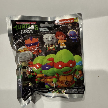 TMNT TEENAGE MUTANT NINJA TURTLES SERIES 2 FIGURAL BAG CLIP FIGURE BLIND BAG