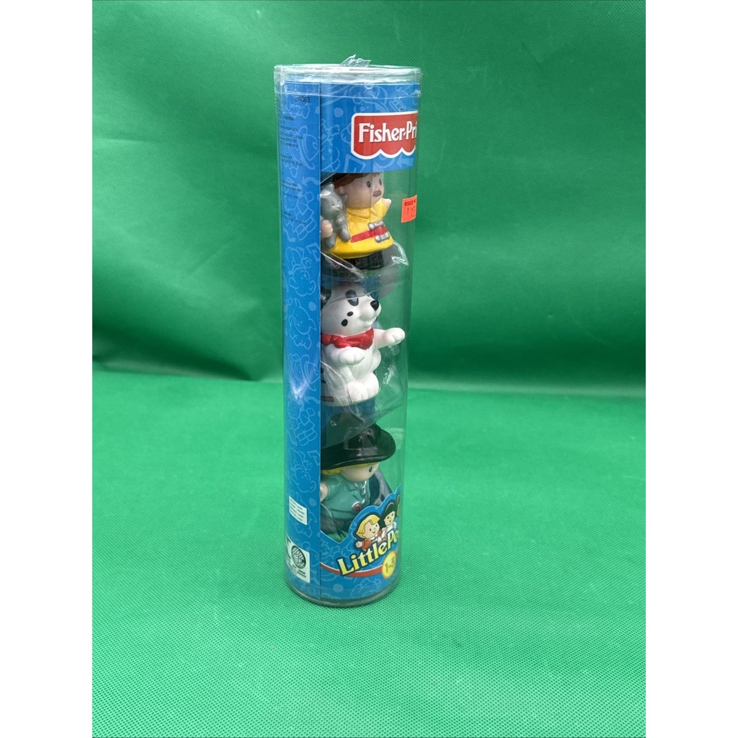 New Fisher Price Little People Tube B4063 Fireman George Dog Nurse Doctor Cat
