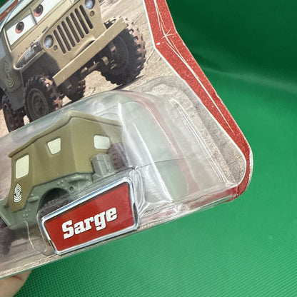 2005 Disney Pixar Cars Sarge Desert Card H6414