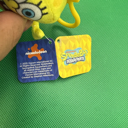 N.W.T. Nickelodeon SpongeBob SquarePants Viacom Mini Plush Keychain Stuffed