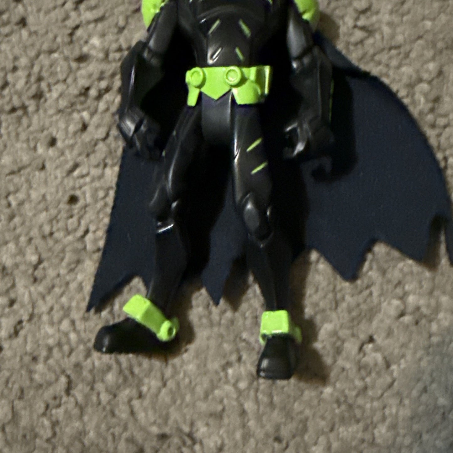 2005 Batman Animated Series Neon Green & Black Figurine Toy Action Figure