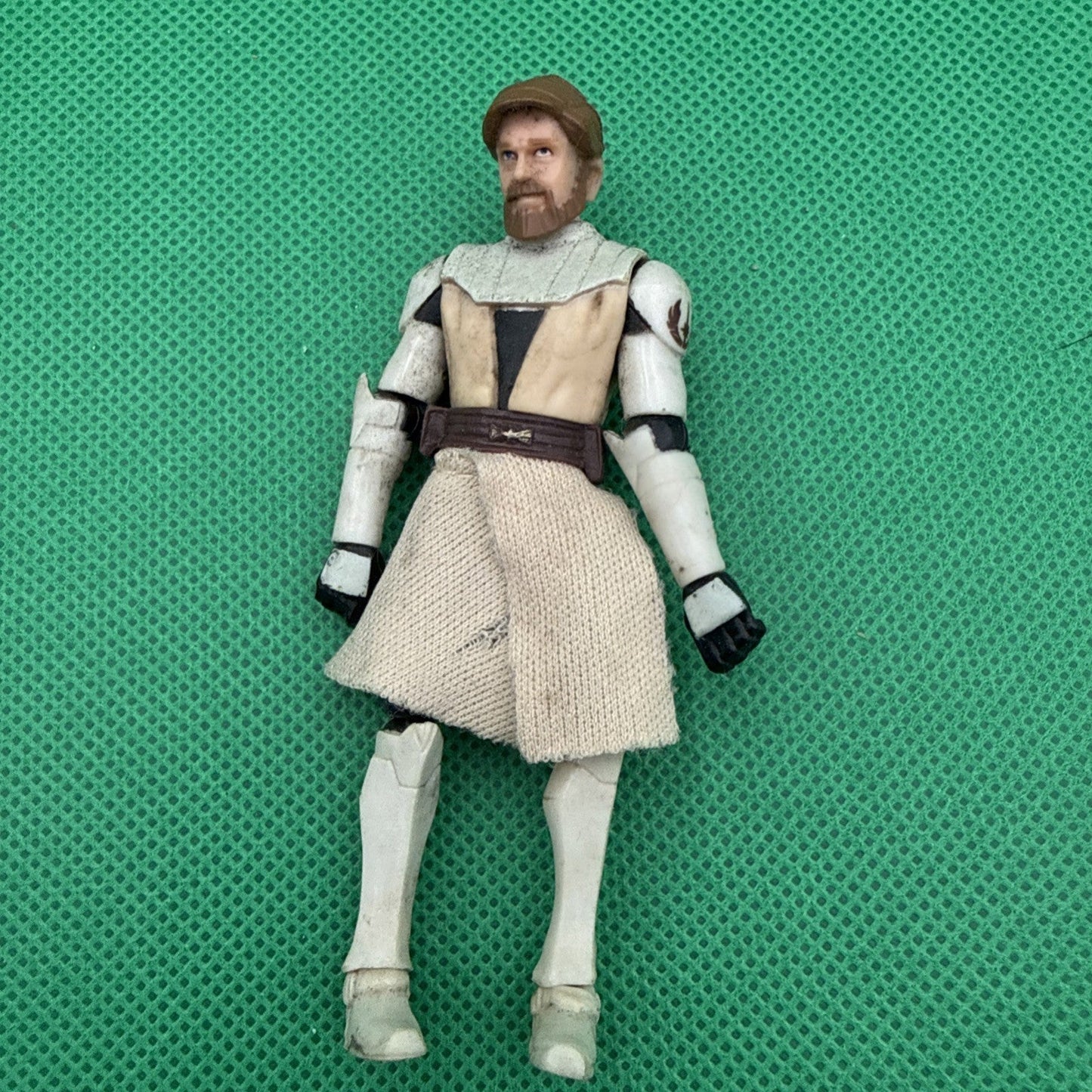 3.75" STAR WARS HASBRO CLONE WARS Obi - Wan Kenobi 2010 Loose 1:18 - toyscardscomics