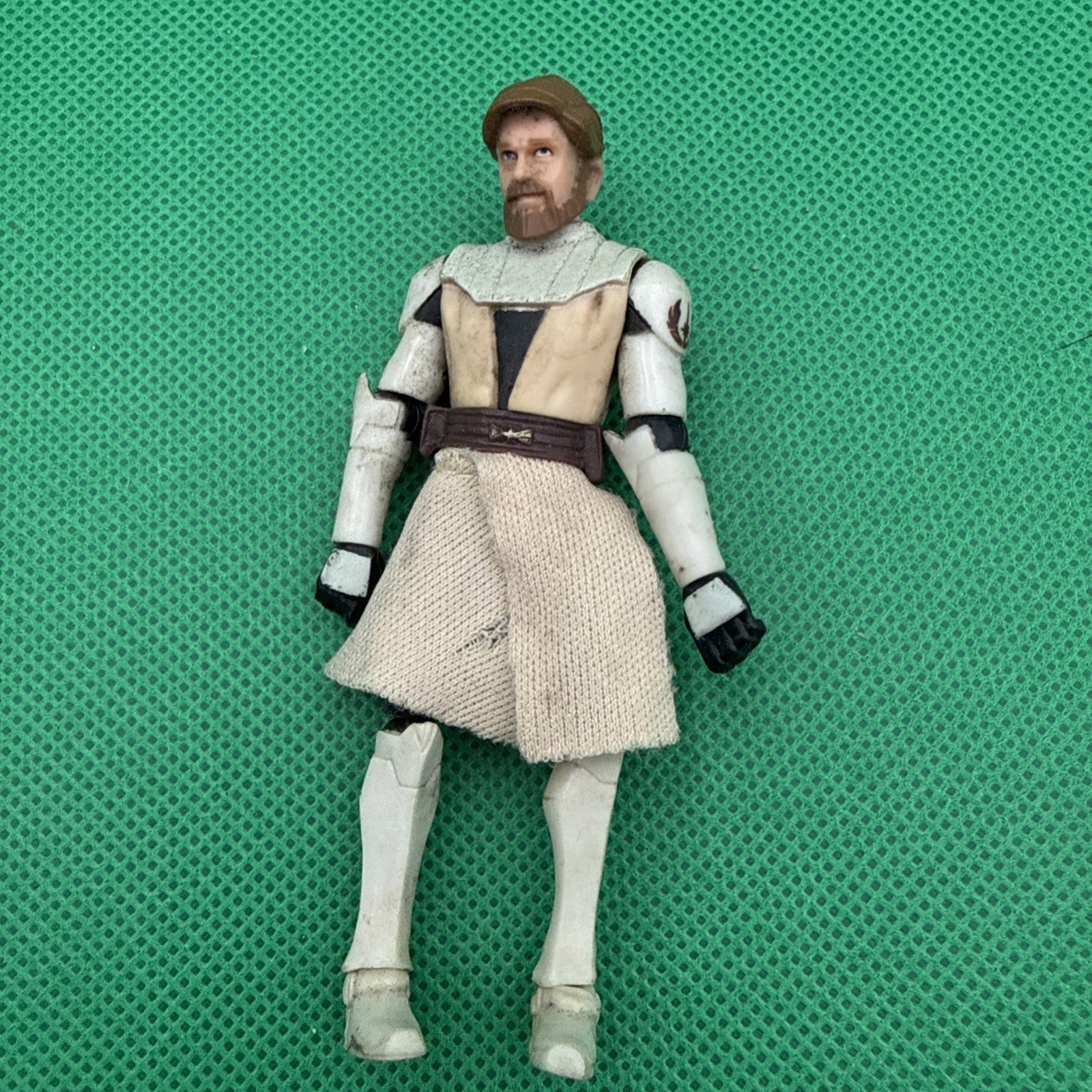 3.75" STAR WARS HASBRO CLONE WARS Obi - Wan Kenobi 2010 Loose 1:18 - toyscardscomics