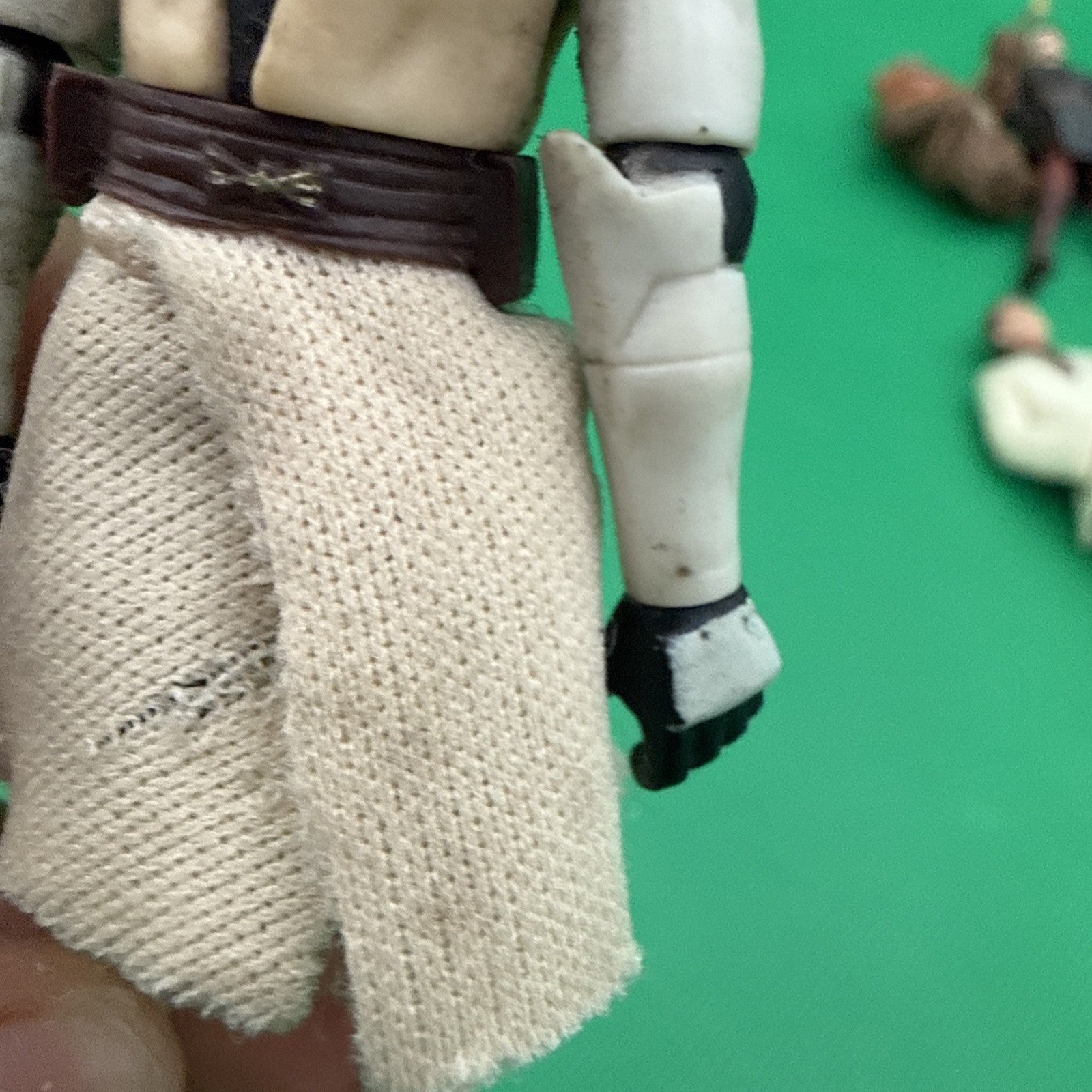 3.75" STAR WARS HASBRO CLONE WARS Obi - Wan Kenobi 2010 Loose 1:18 - toyscardscomics