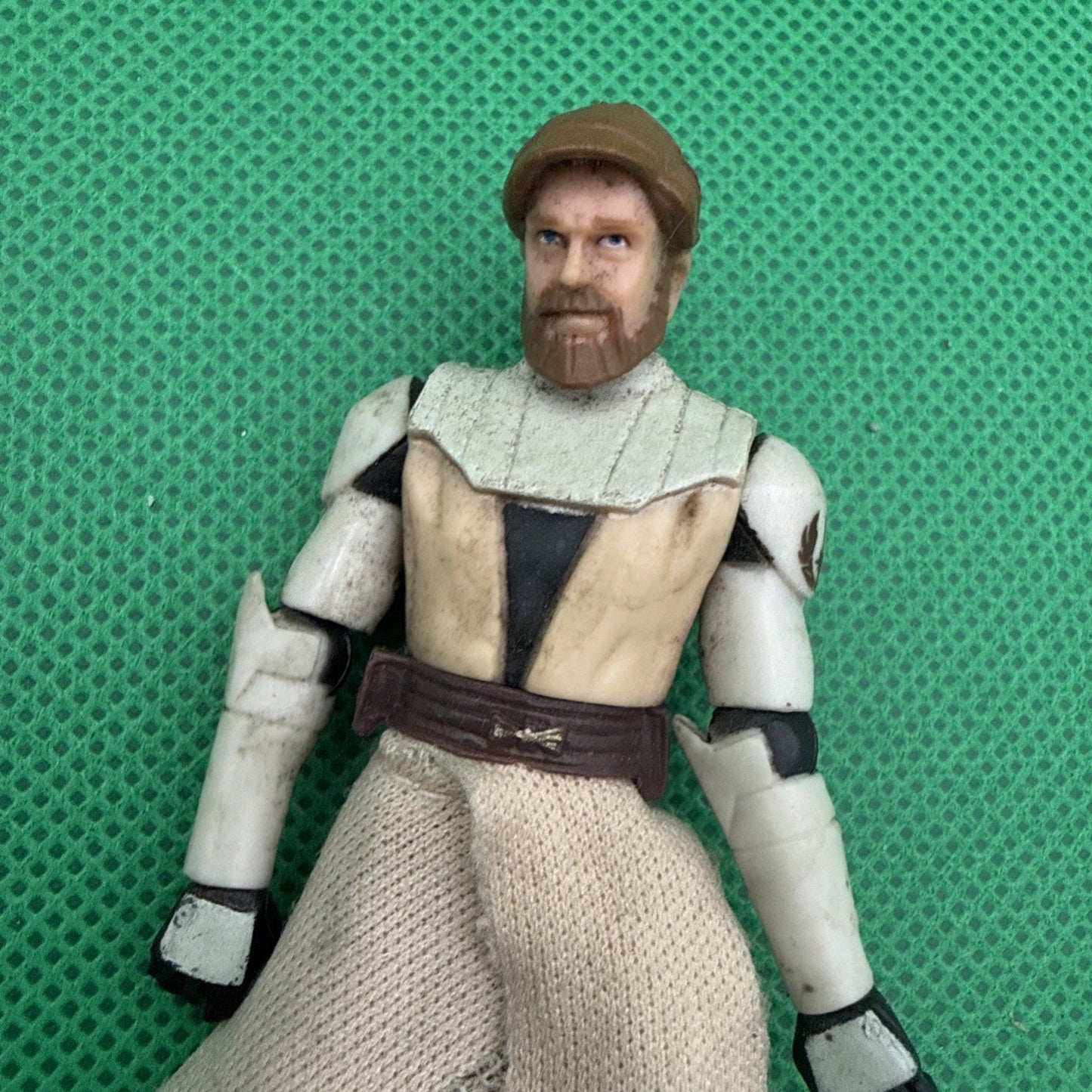 3.75" STAR WARS HASBRO CLONE WARS Obi - Wan Kenobi 2010 Loose 1:18 - toyscardscomics