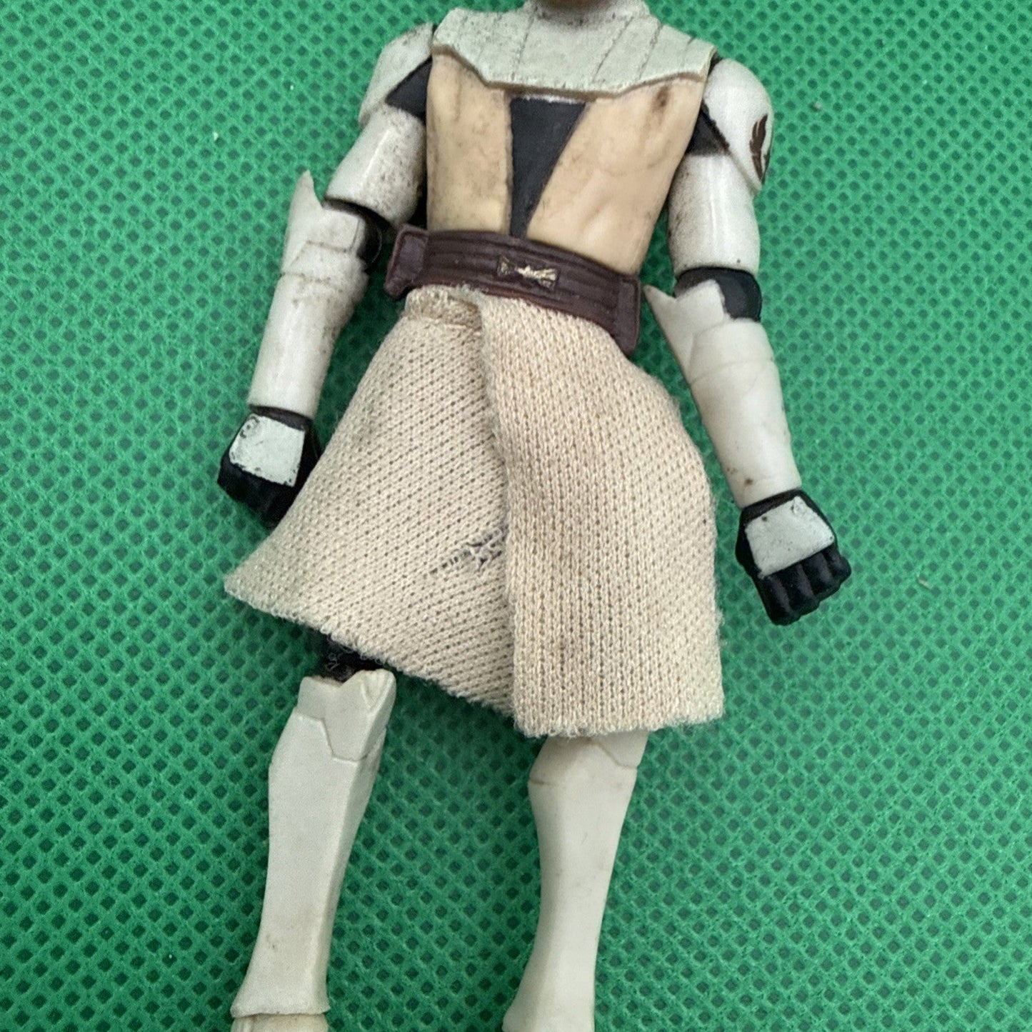 3.75" STAR WARS HASBRO CLONE WARS Obi - Wan Kenobi 2010 Loose 1:18 - toyscardscomics