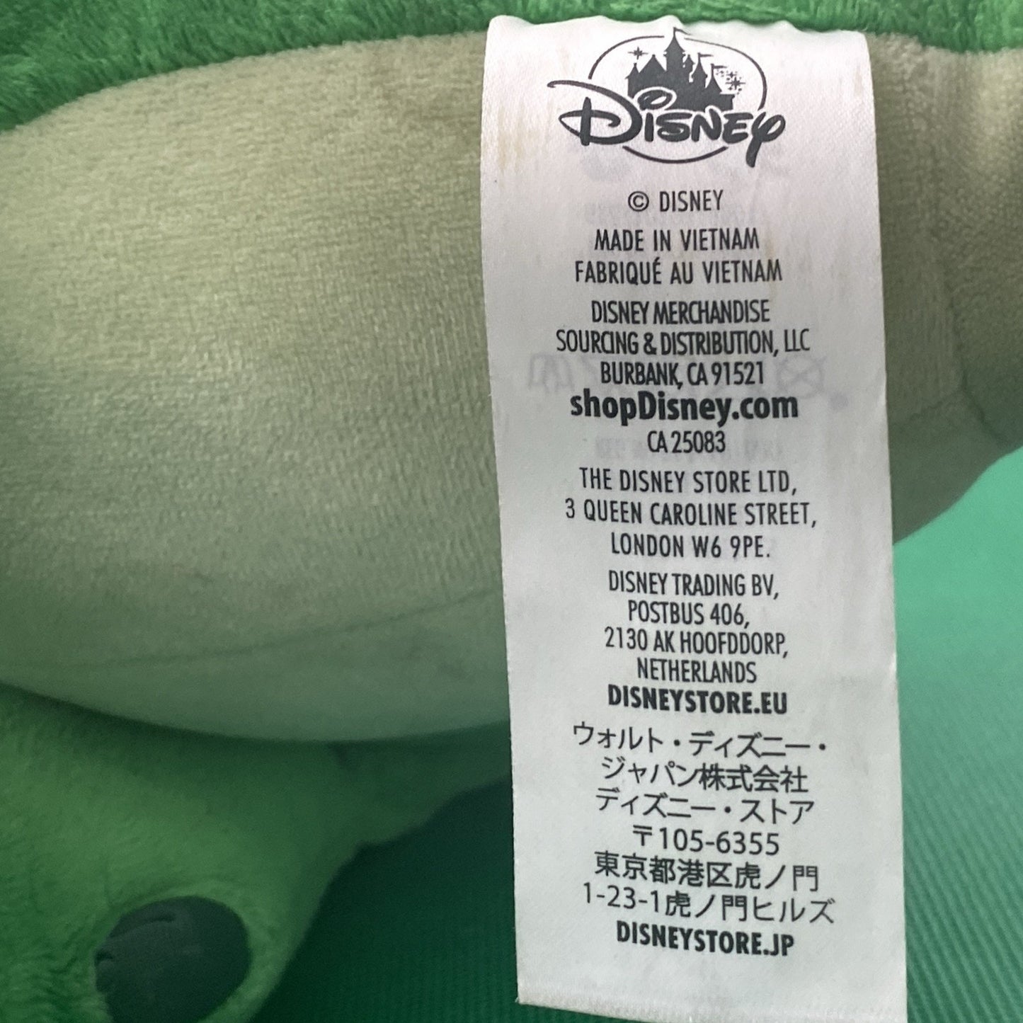 Disney Store Toy Story Rex The Dinosaur Soft Plush Stuffed Animal Toy Green