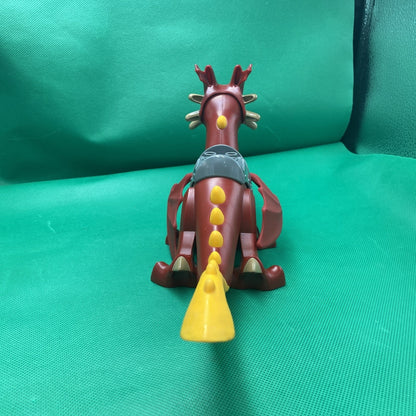 LEGO - Duplo Dragon Large with Bright Light Orange Underside - Dark Red