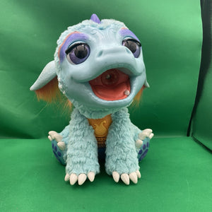 FurReal Friends Blue Torch 12" My Blazing Dragon Animated Toy No Accessories