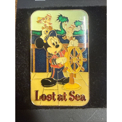 Disney DCL Mickey Mouse Chip and Dale Lost At Sea Pin 2002 Magic & Wonder