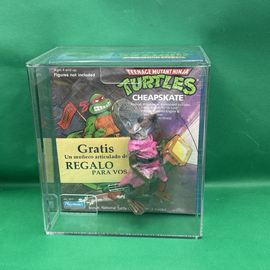 CHEAPSKATE CAS 80+ Graded, Argentina Splinter Bootleg, TMNT
