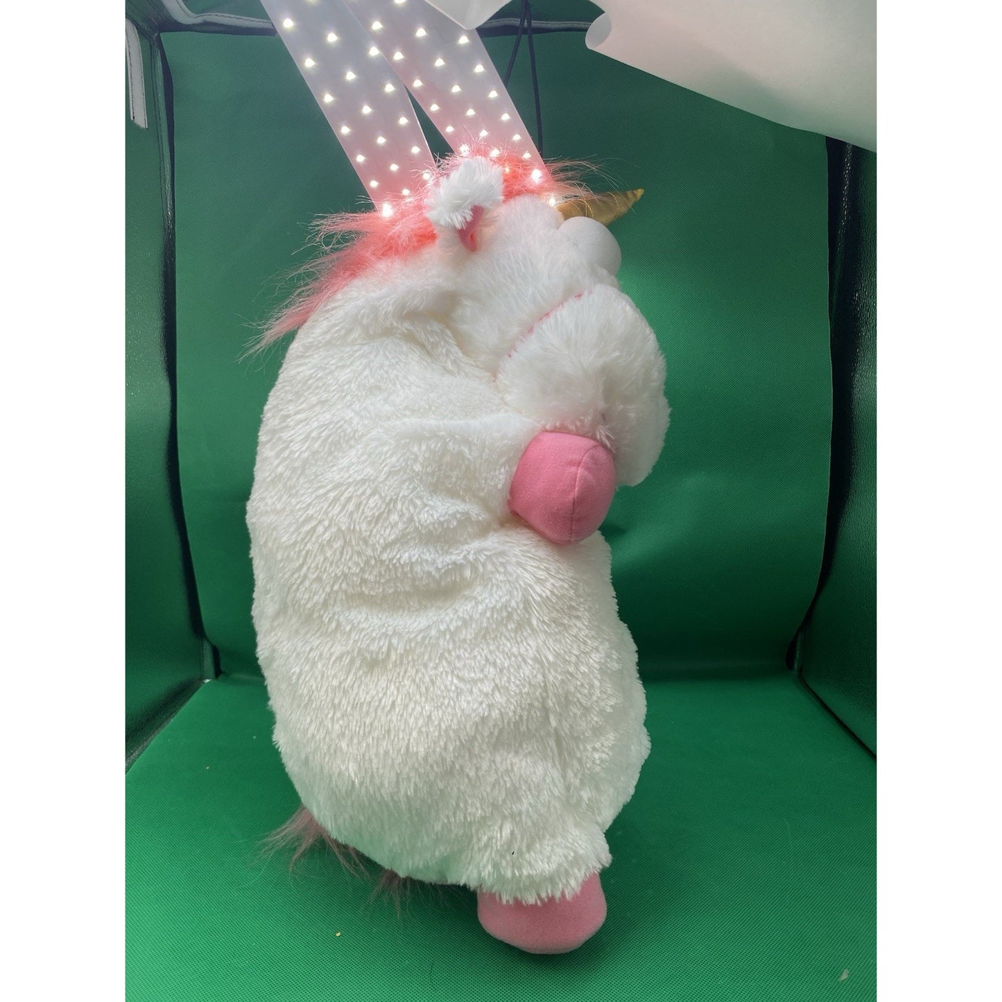 USJ Universal Studios Japan Minions Fluffy Unicorn Plush Pillow Cushion H 22.4 "