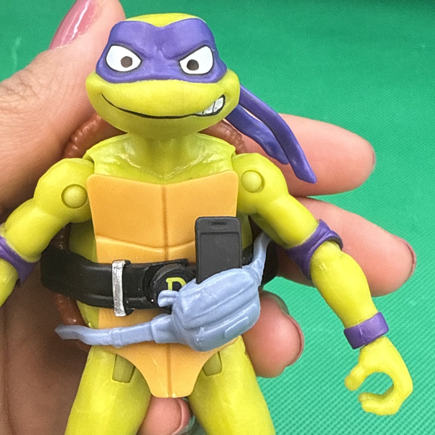 Teenage Mutant Ninja Turtle Donatello The Brains Action Figure Loose 4.75” TMNT